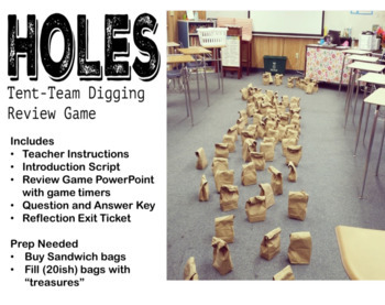 Holes” By Louis Sachar. Directions The following activity will