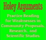 Holey Arguments: Evaluating Credibility and Identifying We