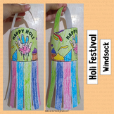 Holi Festival Windsock Craft Writing Activities Bulletin B