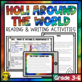 Holi Festival of Colours Reading and Writing Activities