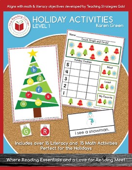 Preview of Holiday Activities