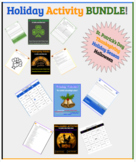 Editable Holiday Activities for Halloween, Thanksgiving, W