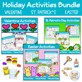Holiday Activities Bundle - Valentine St Patrick's Day Eas