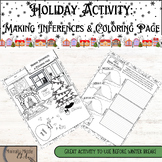 Holiday Activity: Making Inferences & Coloring Page