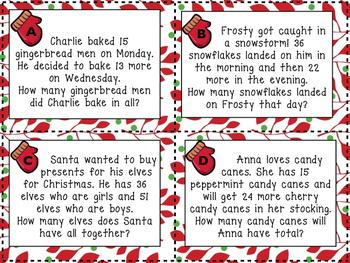 Christmas Word Problems By Katelyn Shepard - Lipgloss Learning And Lattes