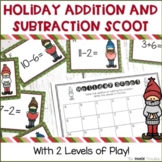 Christmas Addition and Subtraction Scoot | A December Holi