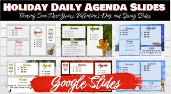Preview of Holiday Agenda Slides 
