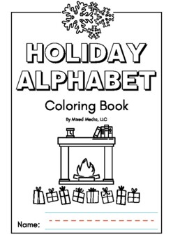 Preview of Holiday Alphabet Coloring Book