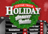 Holiday Answer Battle - Christmas Trivia Family Powerpoint