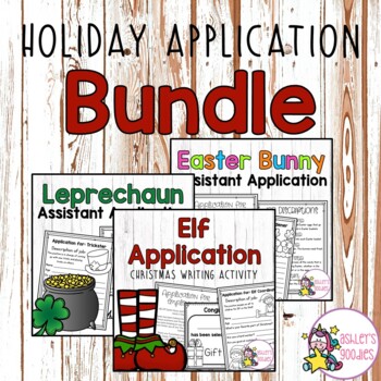 Preview of Holiday Application BUNDLE