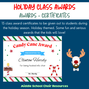 Preview of Holiday Award Certificates Edition #1