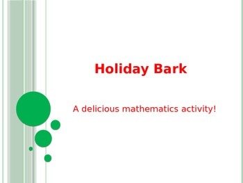 Preview of Holiday Bark: Fraction Treat