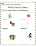 Holiday Beginning Sounds