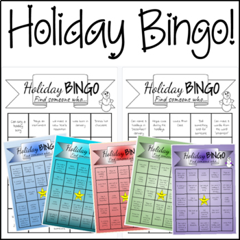 Preview of Holiday Bingo!