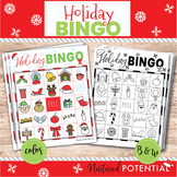 Christmas Bingo Class Set (32 cards) | Color or B&W | Chri