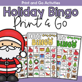 Holiday Bingo Cards (Print and Go Holiday Fun)