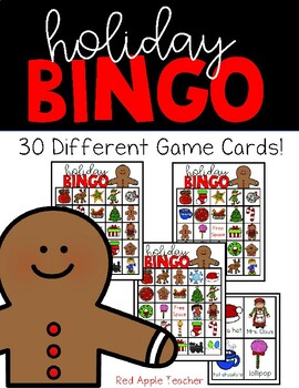 Preview of Holiday Bingo--Game for K-1