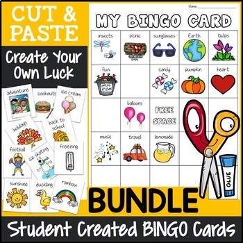 Preview of Holiday Bingo Games Bundle | Cut and Paste Activities Bingo Templates