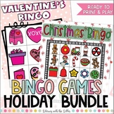 Holiday Bingo Games | Summer, Spring, & Christmas Class Pa