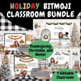 Holiday Bitmoji Classroom Bundle