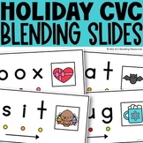 Blending Activities Holiday Blending Slides CVC Words Bund