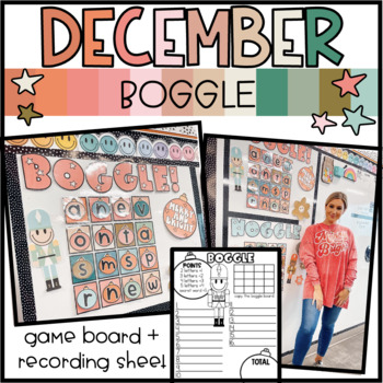 Preview of Holiday Boggle // December Letters Board Game