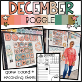 Holiday Boggle // December Letters Board Game