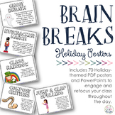 Holiday Brain Breaks for the Classroom {Posters & PPT}