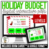 Holiday Budgeting Digital Interactive Activity