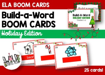 Preview of Holiday Spell-it-Out Boom Cards