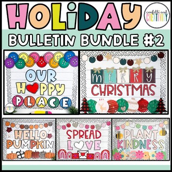 Preview of Holiday Bulletin Board Bundle #2