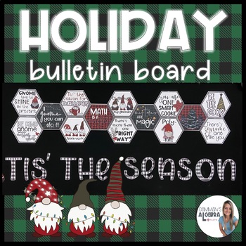Preview of Holiday Bulletin Board Display - hexagon decorations