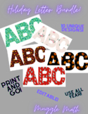 Holiday Bulletin Board Letters! Back to school ready! Bundle