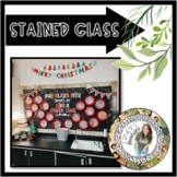 Holiday Bulletin Board - Stained Glass