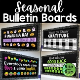 Holiday Bulletin Boards Bundle with Seasonal Designs