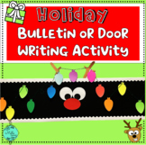 Holiday Bulletin or Door Writing Decoration - Reindeer Lights