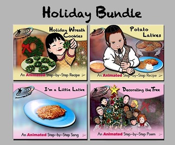 Preview of Holiday Bundle - Animated Step-by-Step Resources - Regular