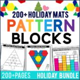 Holiday Pattern Block Activity Mats & Worksheets