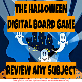 Preview of Holiday Bundle  Six Digital Board Games Test Prep  Halloween Thanksgiving ETC