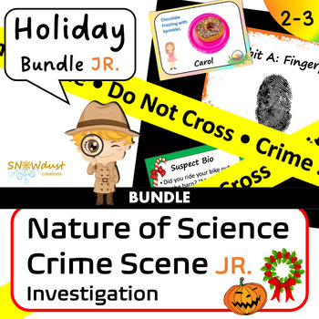 Preview of Holiday CSI Junior Bundle: Nature of Science SEP