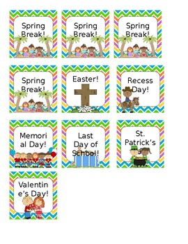 Holiday Calendar Cards- Editable by Full of Joy | TpT