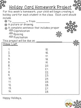 holiday homework ki spelling