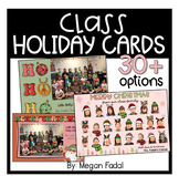 Class Holiday Card Templates