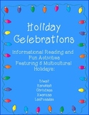 Celebrations Holiday Unit: Christmas, Hanukkah, Kwanzaa, D