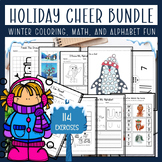 Holiday Cheer Bundle: Winter-themed Coloring, Math, and Al
