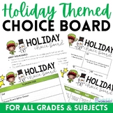 Holiday Choice Board for Any Subject