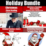Holiday Christmas Activities Bundle: Close Read, Argument, Poetry, Parody