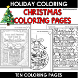 Holiday Christmas Coloring Pages