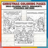 Holiday Christmas Coloring Pages | Xmas Coloring Sheets, o