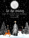 Christmas/Holiday Concert Program Template (4 pages)